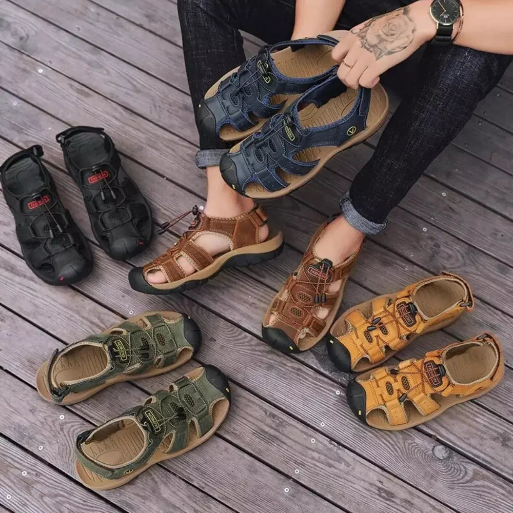 Bequeme All-Terrain-Sandalen für Herren • ErgoStride™